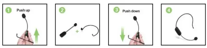 WinBridge S92 Plus Wireless Voice Amplifier Speaker User Manual - How to disassemble the wireless mic
