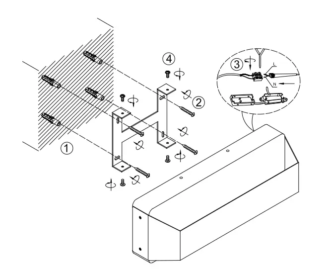TRIO-35cm-LED-wall-light-1