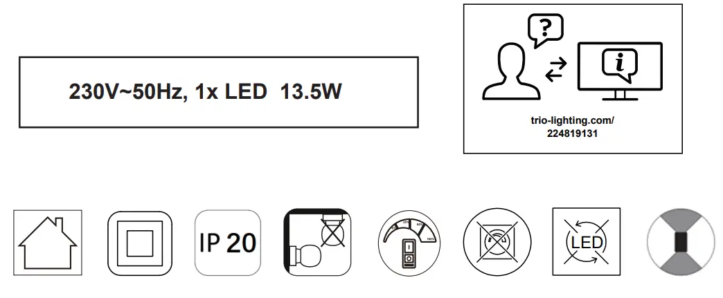 TRIO-35cm-LED-wall-light-2