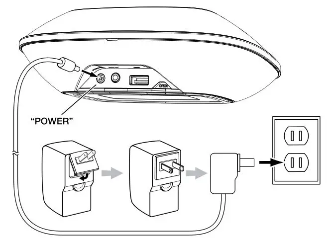 JBL OnBeat Micro Power Connection
