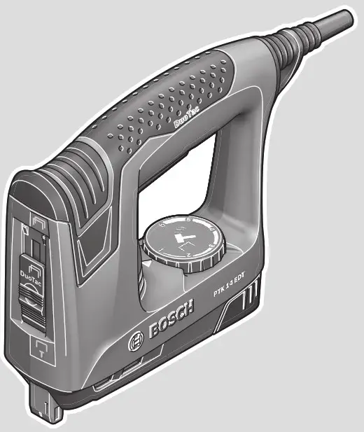 BOSCH PTK 14 EDT Electric Staple Gun Tacker - cover