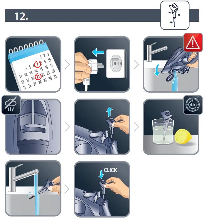 ROWENTA DW43XX Express Steam Iron - fig 8