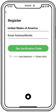 XMCOSY YJ SW15A Smart Warm White String Lights - Register 1