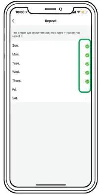 XMCOSY YJ SW15A Smart Warm White String Lights - Steps to set the time 2