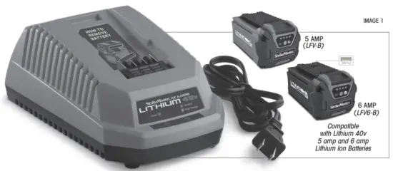 StrikeMaster LFV CB Lithium 40v Battery Charging Base - Fig