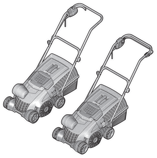 BOSCH UNIVERSALRAKE 900 Metal Tine Lawnraker