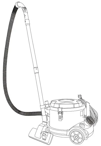 Simplicity Vacuum BRIO Canister vacume cleaner - Cover