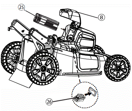 INSTALL THE B ATTERY PACK