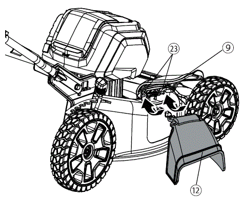 INSTALL THE SIDE DISCHARGE CHUTE