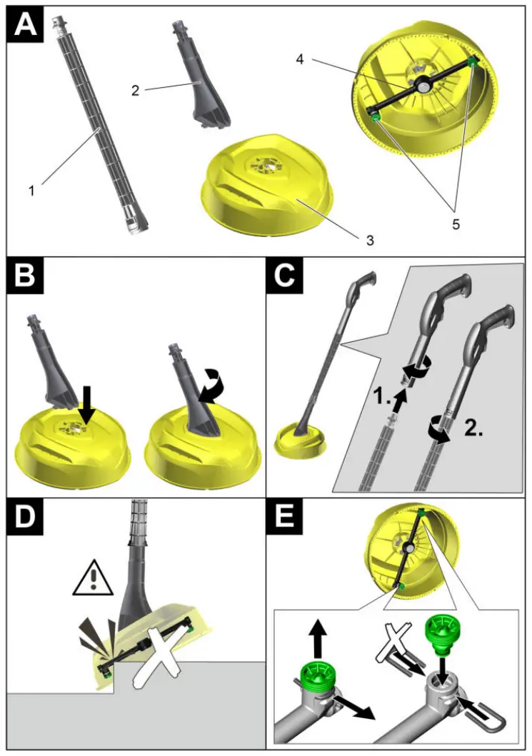 KARCHER T 150 Hard Surface Cleaner-fig1
