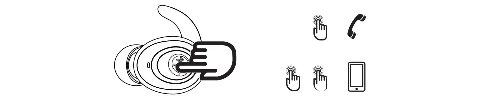 VERSA XV 01 Bluetooth Earphones - Operation 2