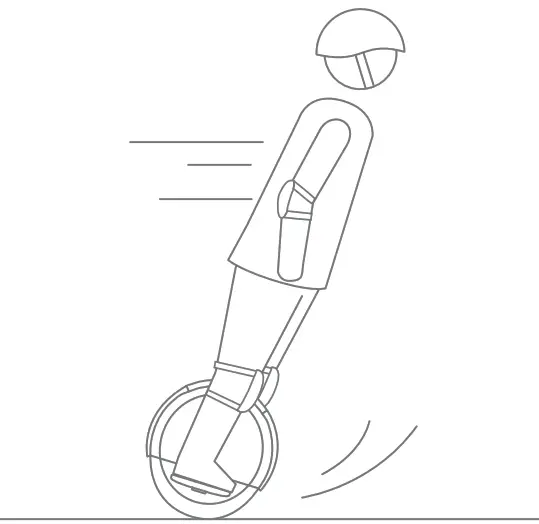 SEGWAY Ninebot One S2 Monowheel Electric Unicycles - abruptly