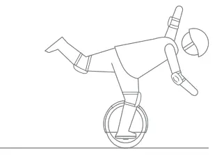 SEGWAY Ninebot One S2 Monowheel Electric Unicycles - attempt