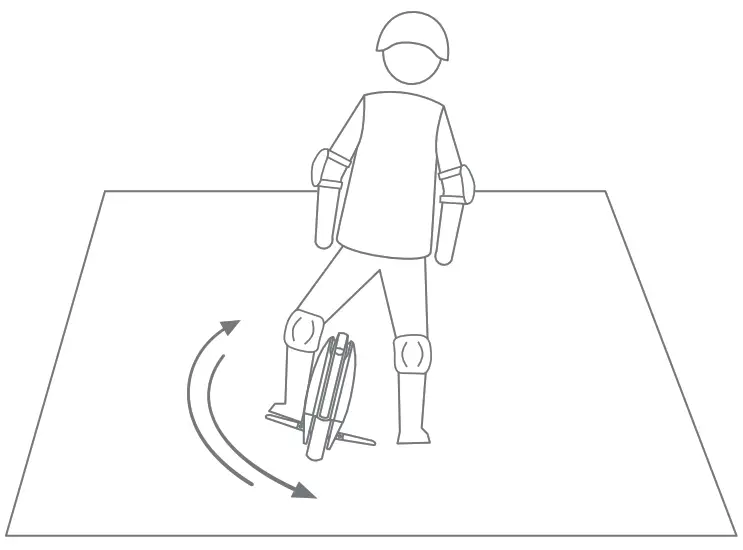 SEGWAY Ninebot One S2 Monowheel Electric Unicycles - pedal