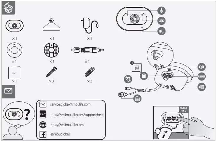 IMOU IPC-F88FIP Knight Security Camera 1