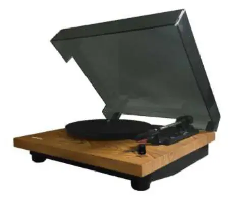 Lenco LS 10BK Turntable with Built In Speakers