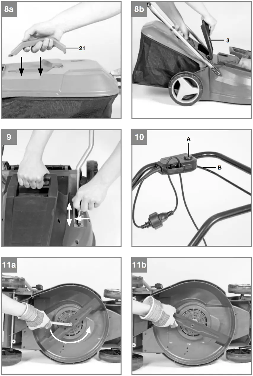 Einhell GC-EM 1742 Electric Lawn Mower - fig3