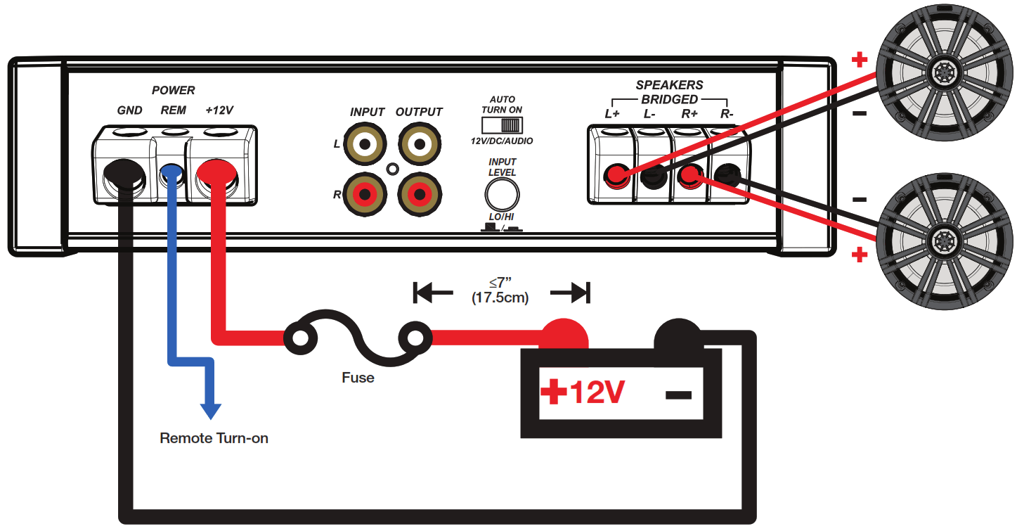 KICKER KXMA400.2 2x200-Watt Two-Channel Full-Range Class D Amplifier - KIBA