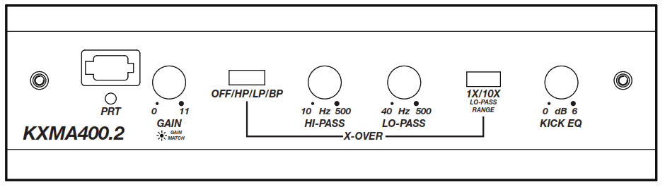 KICKER KXMA400.2 2x200-Watt Two-Channel Full-Range Class D Amplifier - icon