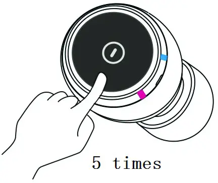 BLAUPUNKT Ture Wireless BTW-01 - Five times click