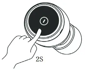 BLAUPUNKT Ture Wireless BTW-01 - Long press touch button