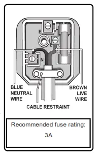 SEALEY SFF12 V2 12 Inch 3 Speed Desk Floor Fan