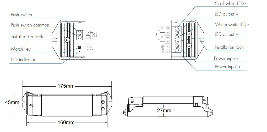 LEDYi-ighting-V2-L-Dual-Color-LED-Controller-Dimming-Curve-FIG-2