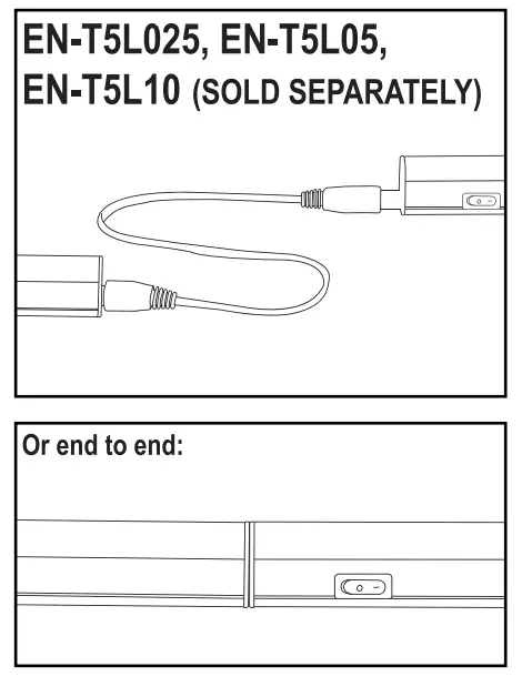 Aurora EN-T504 LinkE 10W Undercabinet Striplight 3000K Warm fig (3)