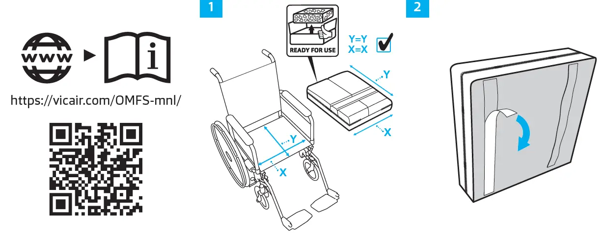 VICAIR-Multifunctional-O2-Wheelchair-Seat-Cushion-Installation-Guide-fig-2