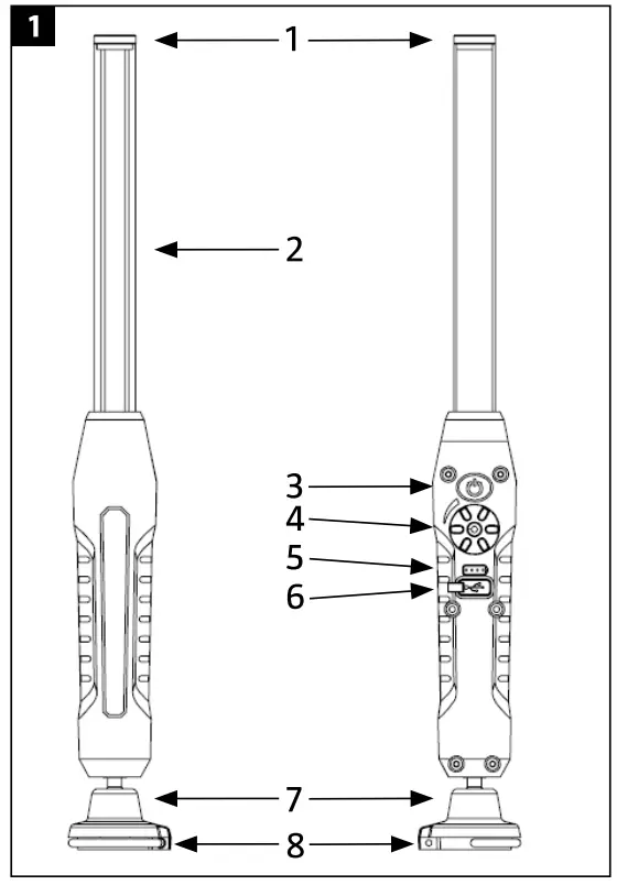 ansult 018229 Work Lamp LED - Fig 1