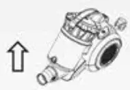 Kent Wizard Cyclonic Vacuum Cleaner - Dust cup