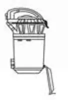 Kent Wizard Cyclonic Vacuum Cleaner - Locked