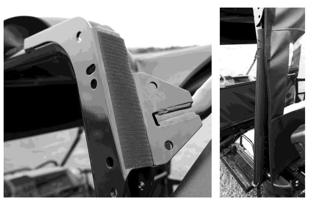 FALCON RIDGE John Deere Gator XUV 825i Soft Rear Panel fig 2