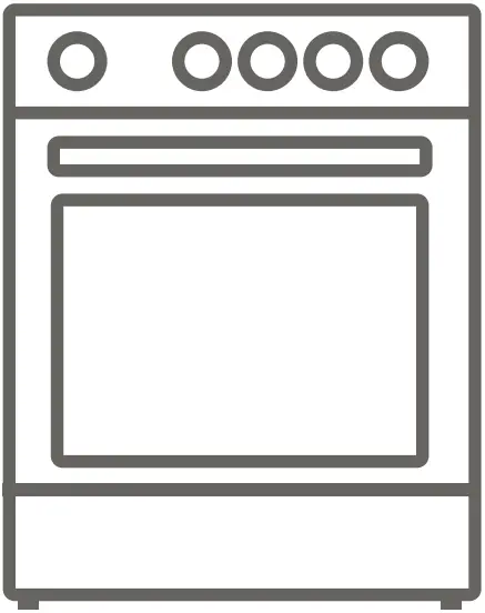 PowerPoint P05E1V1W Free Standing Cooker
