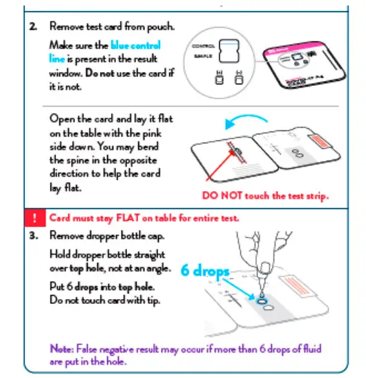 BinaxNOW COVID-19 Antigen Self TEST - used during testing 2