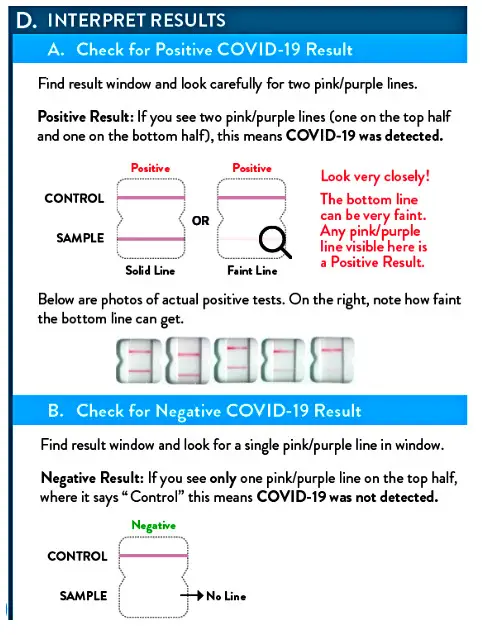 BinaxNOW COVID-19 Antigen Self TEST - used during testing 7