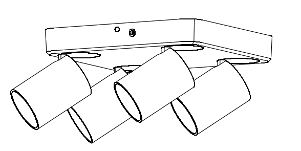 NOVA LIFE 5147402153 Scott Spot Ceiling Lamp