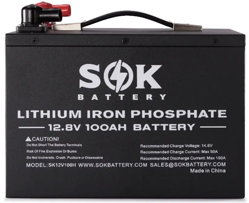 SOK BATTERIES SK12V100H H Series Heated LiFePO4 Lithium Battery