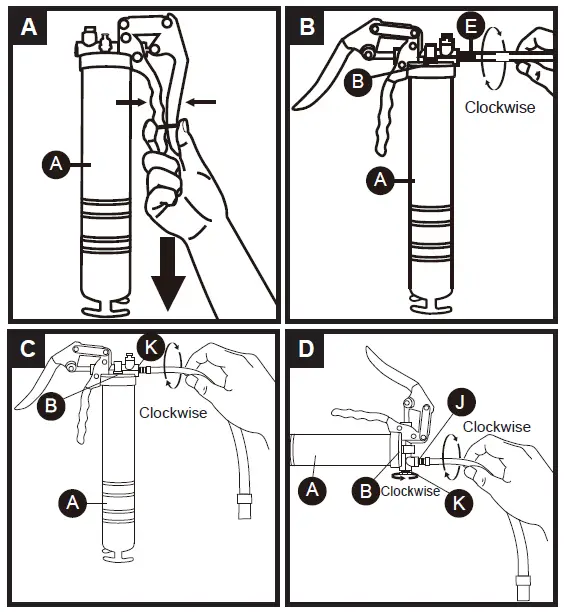 greasetek 165830 Grease Gun 3