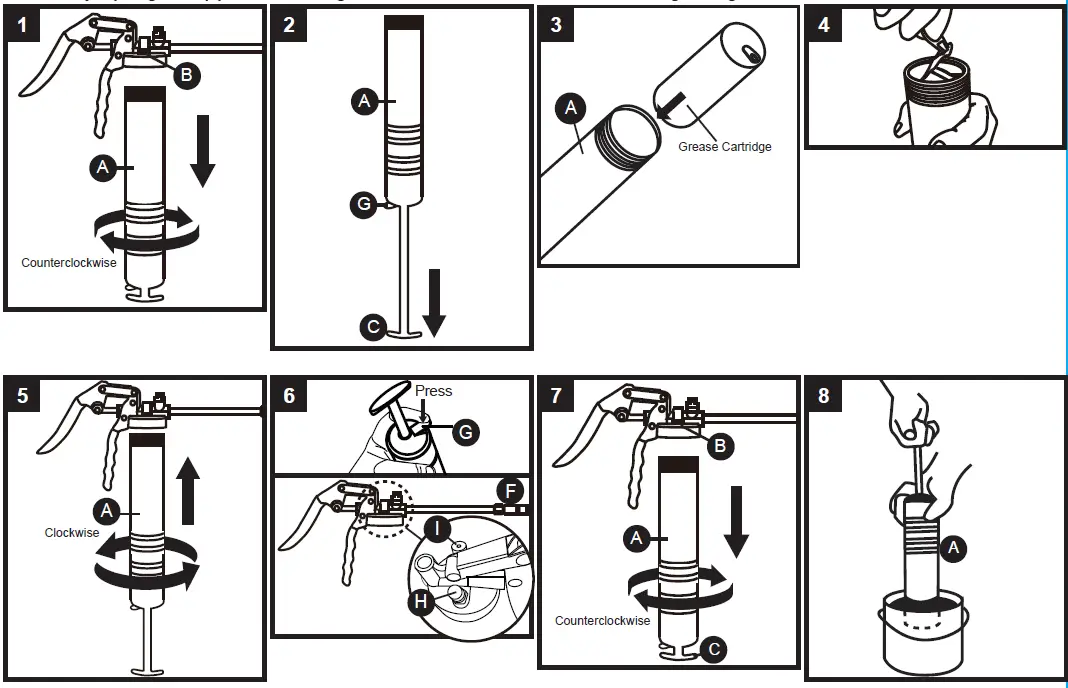 greasetek 165830 Grease Gun 4