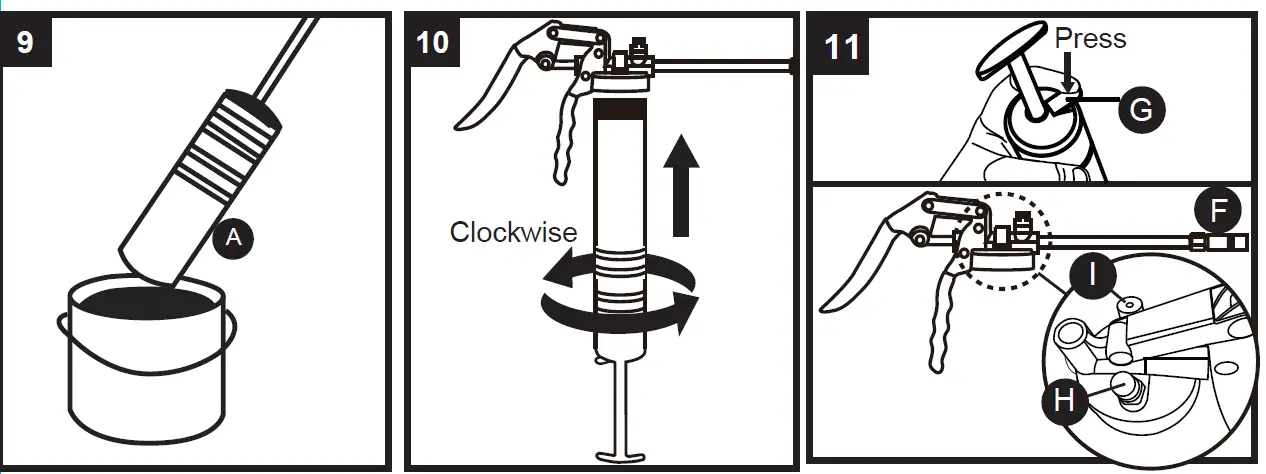 greasetek 165830 Grease Gun 5