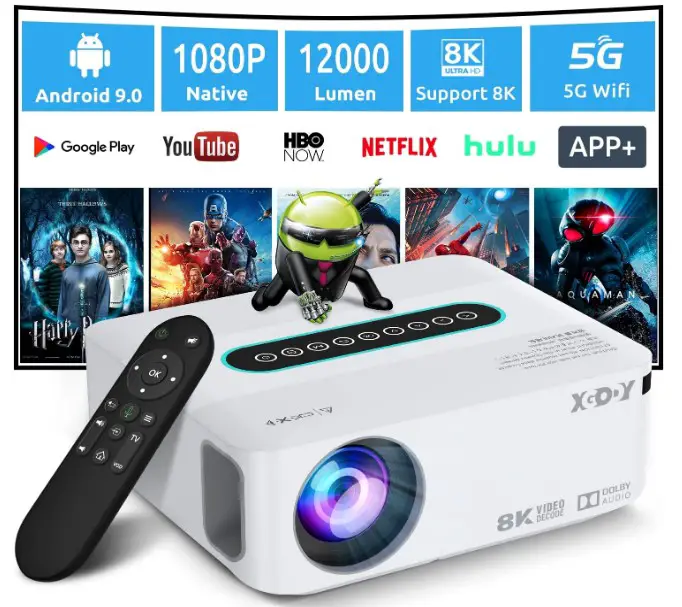 Xgody-‎X1-Pro-Wi-Fi-and-Bluetooth-Projector