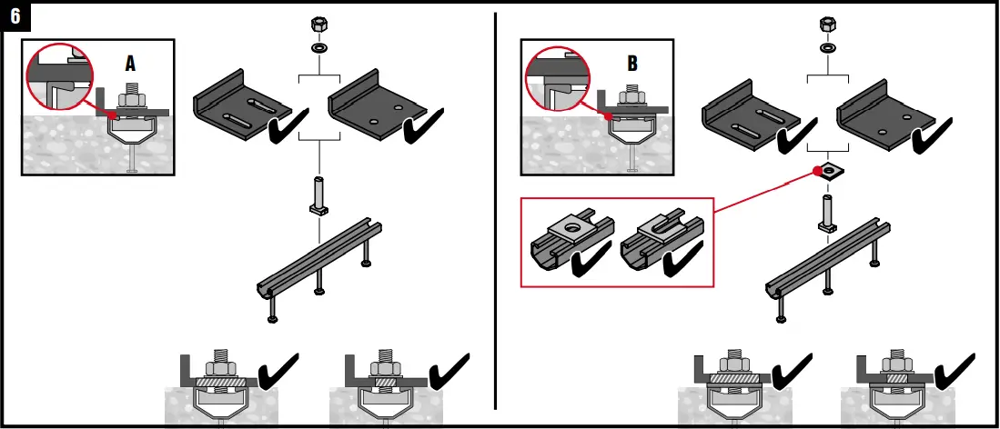 HILTI HBC-T Serrated T-bolts Serrated Anchor Channels A06a