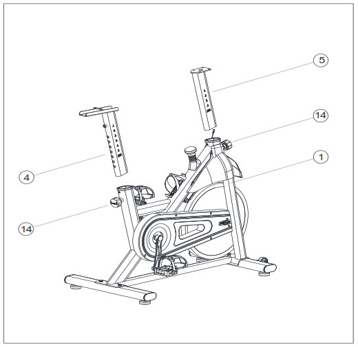 SUNNY SF-B122055 Essential Connected Magnetic Cycle Bike - 5