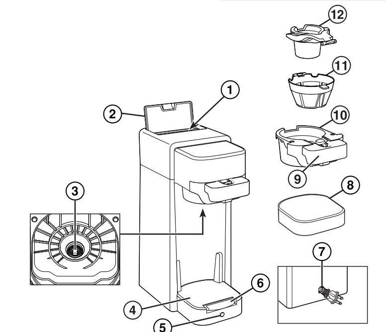 Proctor-Silex-Single-Serve-Coffee-Maker-49969-Fig-1