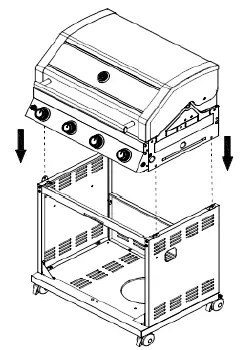 MOUNTAIN E-310 Liquid Propane Gas Grill fig 11