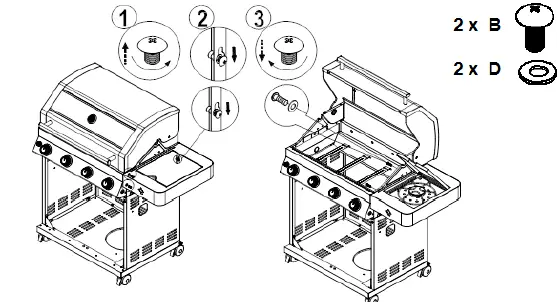 MOUNTAIN E-310 Liquid Propane Gas Grill fig 13