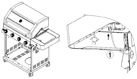 MOUNTAIN E-310 Liquid Propane Gas Grill fig 14