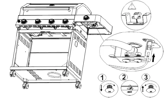 MOUNTAIN E-310 Liquid Propane Gas Grill fig 16