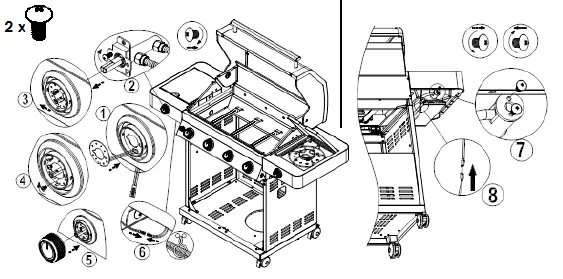 MOUNTAIN E-310 Liquid Propane Gas Grill fig 18